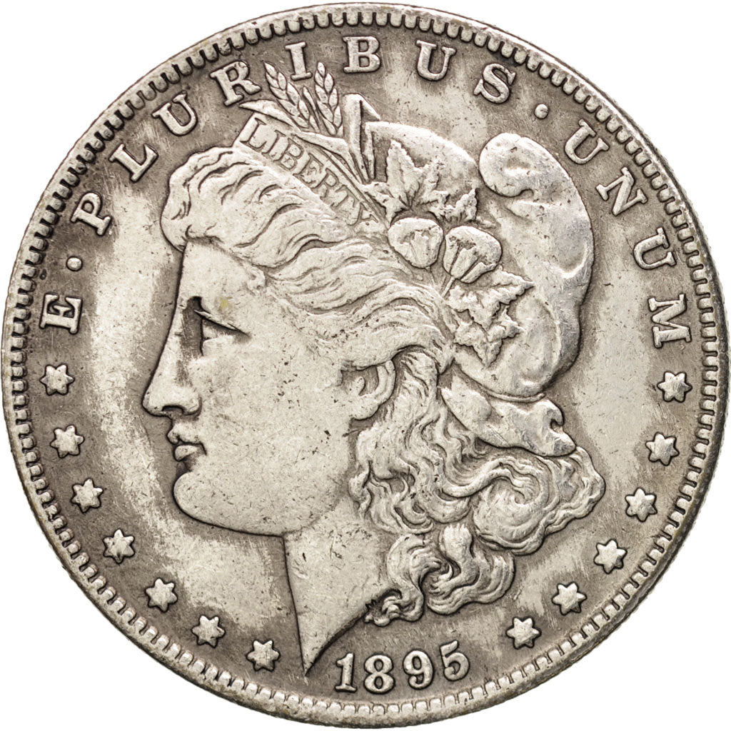 États-Unis, Morgan Dollar, Dollar, 1895, U.S. Mint, New Orleans, TTB, Argent...