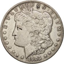 Coin, United States, Morgan Dollar, Dollar, 1903, U.S. Mint, New Orleans