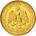 Mexico, 2 Pesos, 1945, Mexico City, AU(55-58), Gold, KM:461