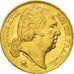 France, Louis XVIII, 20 Francs, 1818, Lille, AU(55-58), Gold, KM:712.9