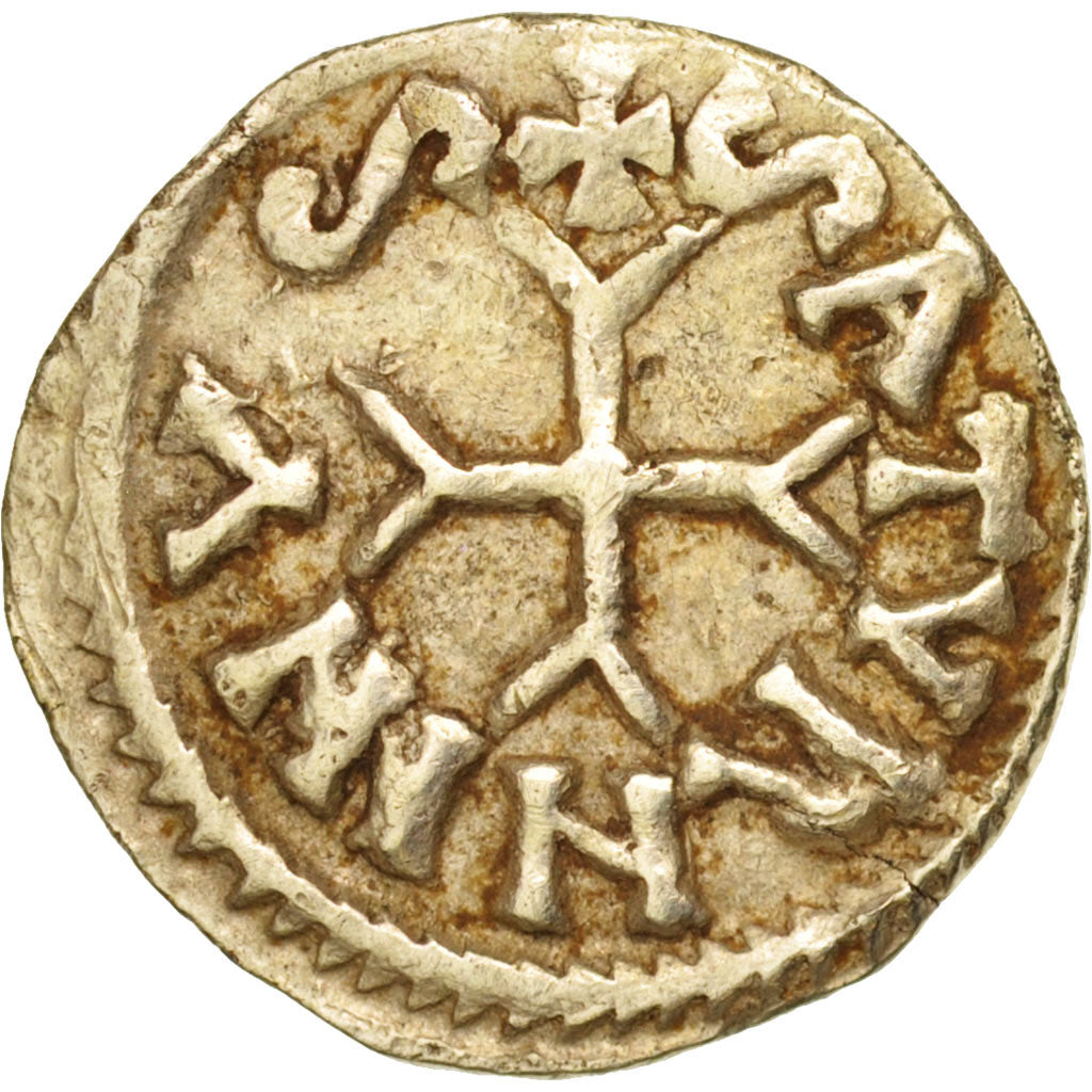 France, Rodez, Triens, SATVRNINVS Moneyer, AU(50-53), Gold, Belfort:3931var