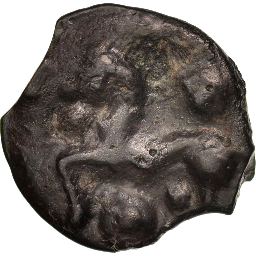 Coin, Parisii, Potin, EF(40-45), Potin, Delestrée:2650