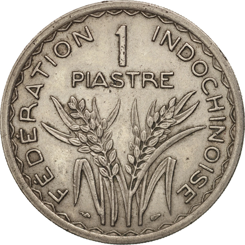 FRENCH INDO-CHINA, Piastre, 1947, Paris, TTB+, Argent, KM:19
