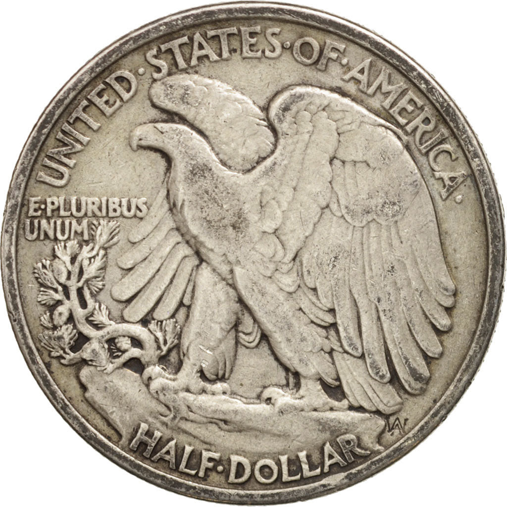 United States, Walking Liberty Half Dollar, 1936, Philadelphia, VF(30-35)