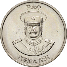 Munten, Tonga, King Taufa'ahau Tupou IV, 10 Seniti, 1981, FDC, Copper-nickel