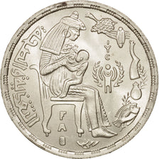 Egypt, Pound, 1979, MS(65-70), Silver, KM:489