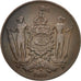 BRITISH NORTH BORNEO, Cent, 1890, Heaton, TTB, Bronze, KM:2