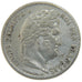 FRANCE, Louis-Philippe, 1/4 Franc, 1834, Paris, EF(40-45), Silver, Gadoury...