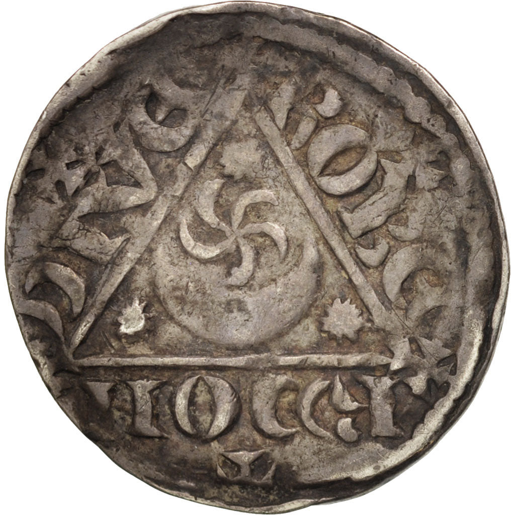 Ireland, John, Penny, Dublin, EF(40-45), Silver, Spink:6228