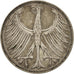 Coin, GERMANY - FEDERAL REPUBLIC, 5 Mark, 1951, Hamburg, EF(40-45), Silver