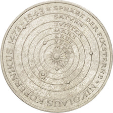 GERMANY - FEDERAL REPUBLIC, 5 Mark, 1973, Hamburg, Germany, MS(60-62), KM:136