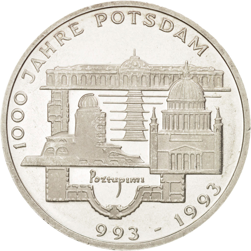 Coin, GERMANY - FEDERAL REPUBLIC, 10 Mark, 1993, Stuttgart, Germany, MS(64)