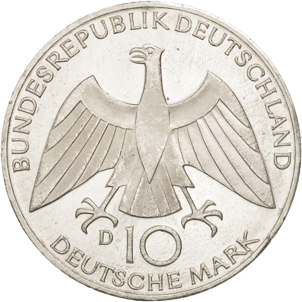 Coin, GERMANY - FEDERAL REPUBLIC, 10 Mark, 1972, Munich, MS(60-62), Silver