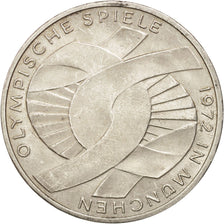 Coin, GERMANY - FEDERAL REPUBLIC, 10 Mark, 1972, Stuttgart, MS(60-62), Silver