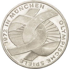GERMANY - FEDERAL REPUBLIC, 10 Mark, 1972, Stuttgart, MS(63), Silver, KM:131