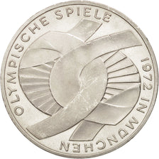 Monnaie, République fédérale allemande, 10 Mark, 1972, Karlsruhe, SUP+