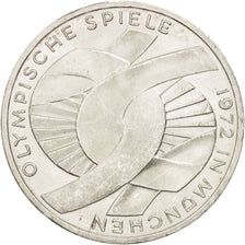 Monnaie, République fédérale allemande, 10 Mark, 1972, Karlsruhe, SUP+