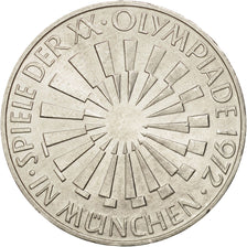 Münze, Bundesrepublik Deutschland, 10 Mark, 1972, Munich, UNZ, Silber, KM:134.1