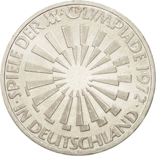 Coin, GERMANY - FEDERAL REPUBLIC, 10 Mark, 1972, Stuttgart, MS(63), Silver