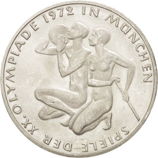 Coin, GERMANY - FEDERAL REPUBLIC, 10 Mark, 1972, Stuttgart, MS(63), Silver