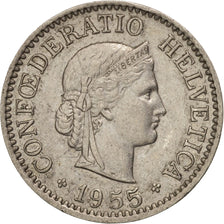 Monnaie, Suisse, 10 Rappen, 1955, Bern, SUP, Copper-nickel, KM:27