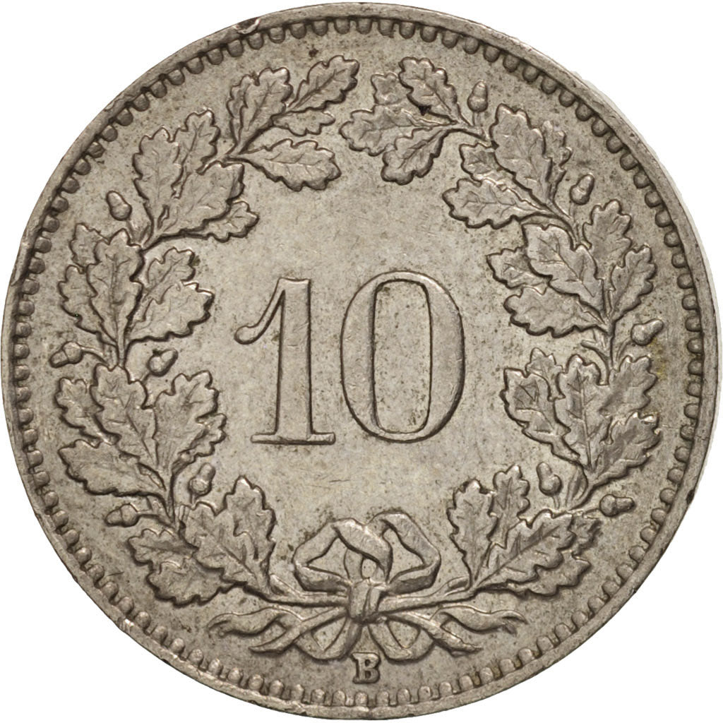 Monnaie, Suisse, 10 Rappen, 1955, Bern, SUP, Copper-nickel, KM:27