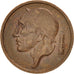 Belgium, 20 Centimes, 1957, AU(50-53), Bronze, KM:146