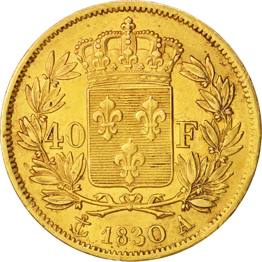 Monnaie, France, Charles X, 40 Francs, 1830, Paris, TTB+, Or, KM:721.1