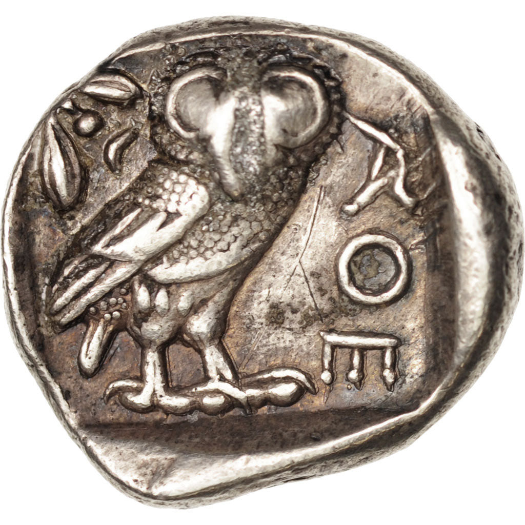 Attica, Tetradrachm, 490-407 AV JC, Athens, AU(55-58), Silver, SNG Cop:31