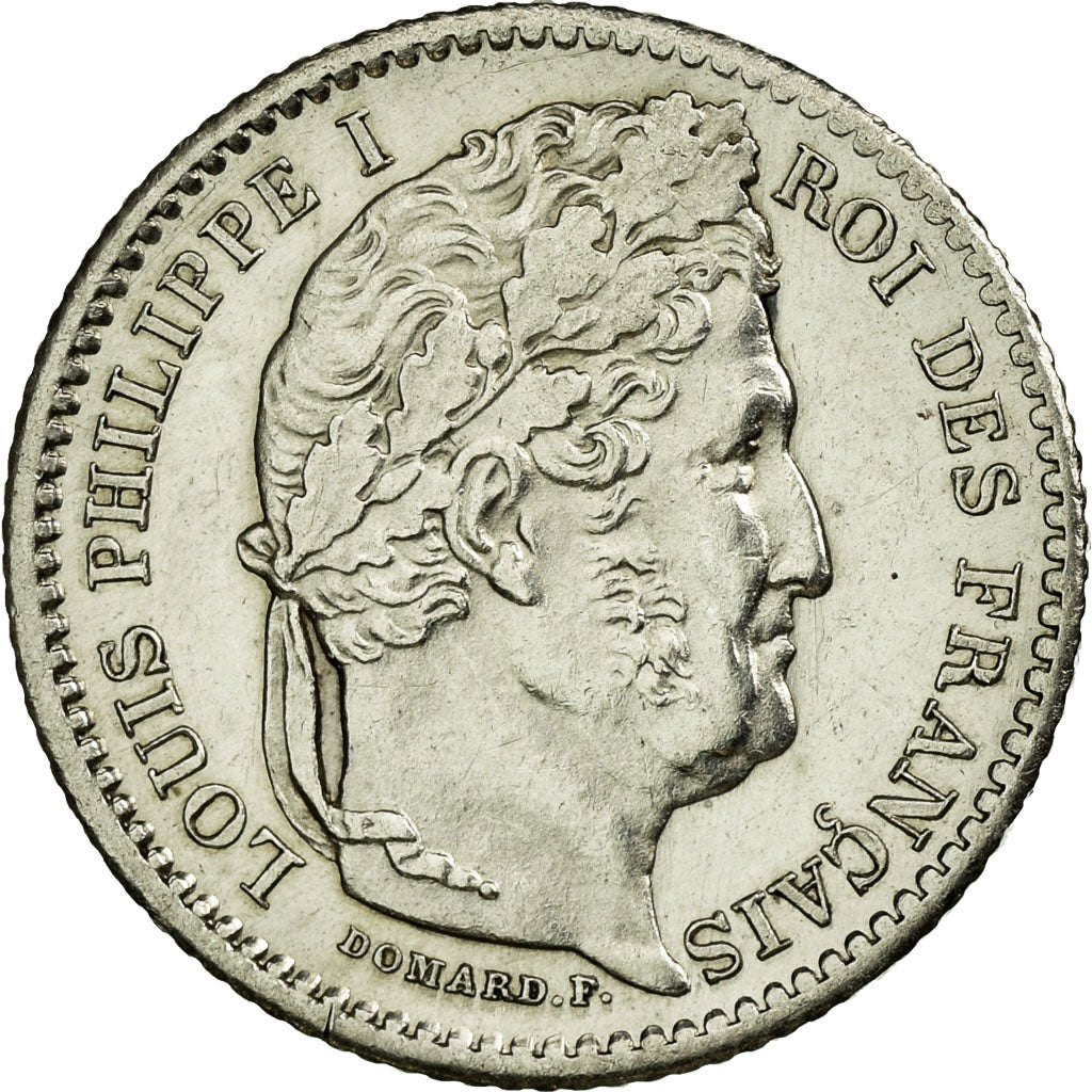 Monnaie, France, Louis-Philippe, 25 Centimes, 1845, Rouen, SUP, Argent