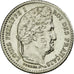 Monnaie, France, Louis-Philippe, 25 Centimes, 1845, Rouen, SUP, Argent