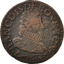 FRENCH STATES, CHATEAU-RENAUD, Liard, 1614, VF(30-35), Copper, KM:26.1, C2G:294