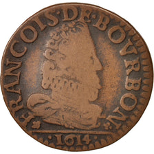FRENCH STATES, CHATEAU-RENAUD, Liard, 1614, TB, Cuivre, KM:26.1, C2G:294