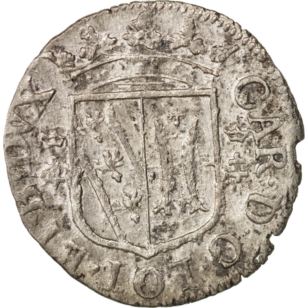 Coin, France, LORRAINE, Charles IV, Gros, Nancy, EF(40-45), Billon, Flon:59