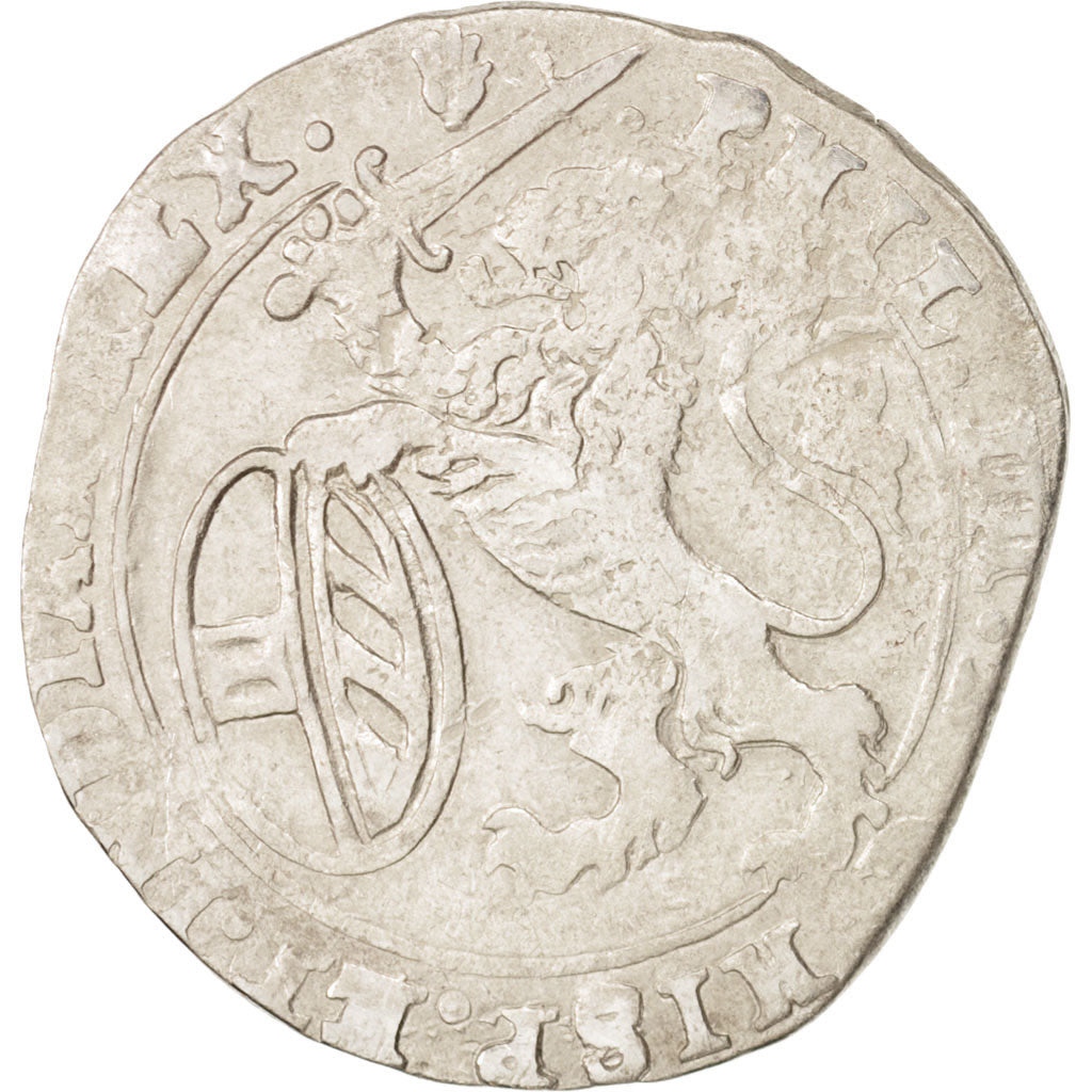 Spanish Netherlands, BRABANT, Escalin, 1639, Antwerp, EF(40-45), Silver, KM:52.1