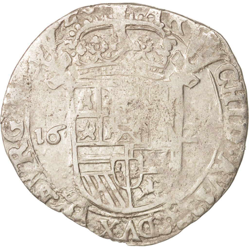 Coin, Spanish Netherlands, Escalin, Antwerp, VF(20-25), Silver, GH:333-1