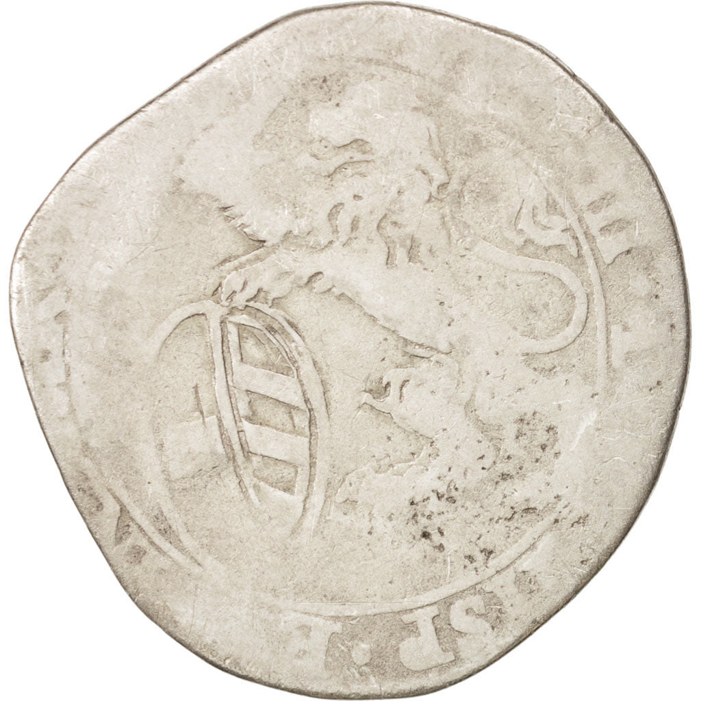 Spanish Netherlands, BRABANT, Escalin, 16[--], Indeterminate mint, VG(8-10)