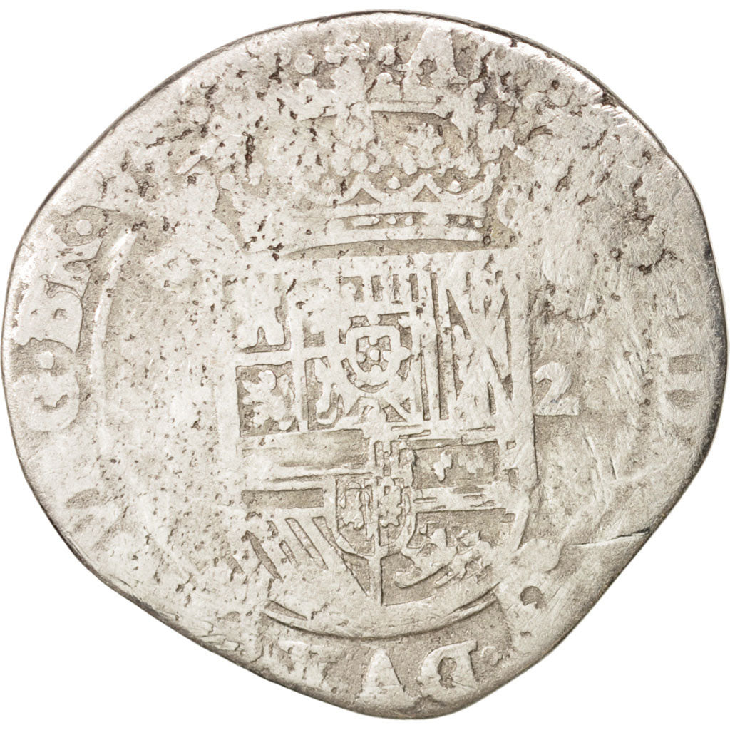 Spanish Netherlands, BRABANT, Escalin, 16[--], Indeterminate mint, VG(8-10)
