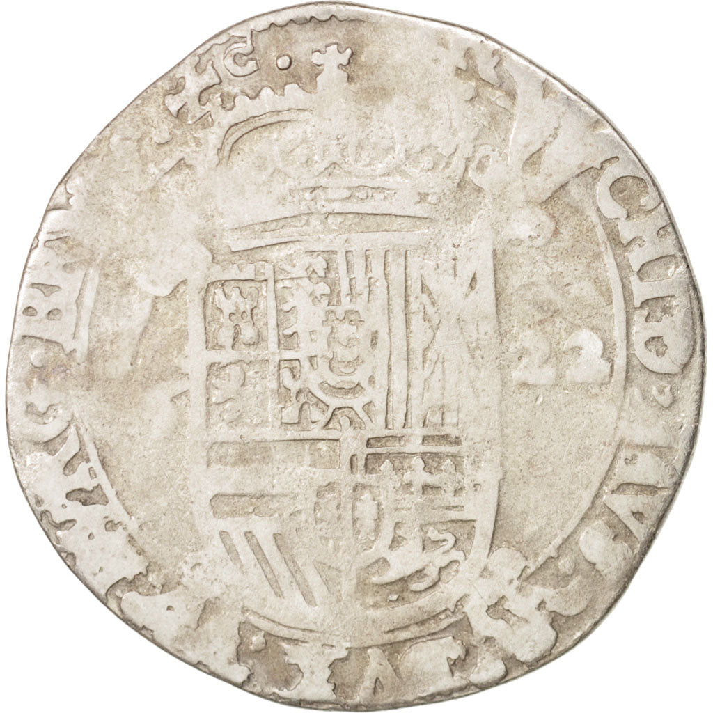 Spanish Netherlands, BRABANT, Escalin, 1622, indeterminate mint, VF(20-25)