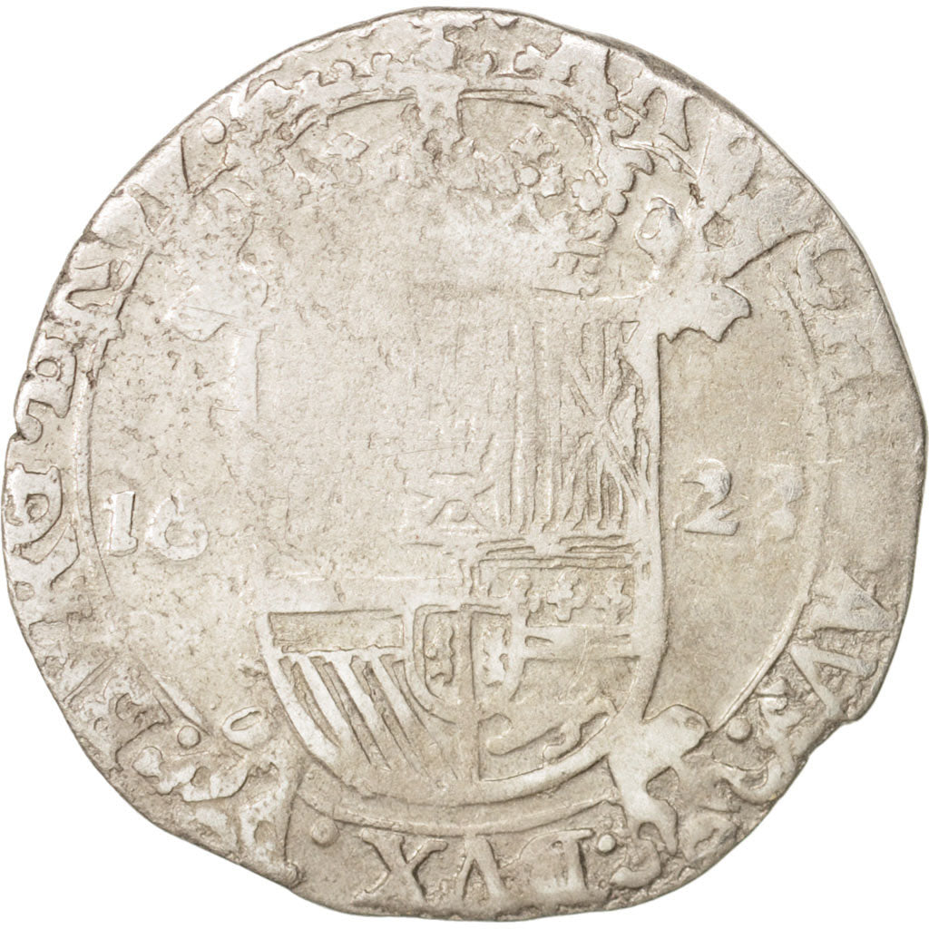 Spanish Netherlands, BRABANT, Escalin, 1623, indeterminate mint, VF(20-25)