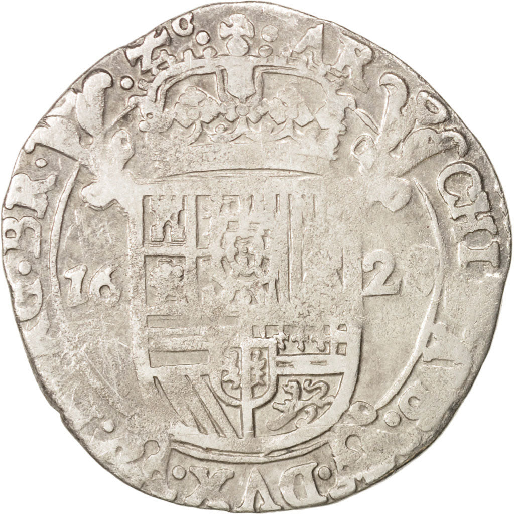 Spanish Netherlands, BRABANT, Escalin, 1628, indeterminate mint, VF(30-35)