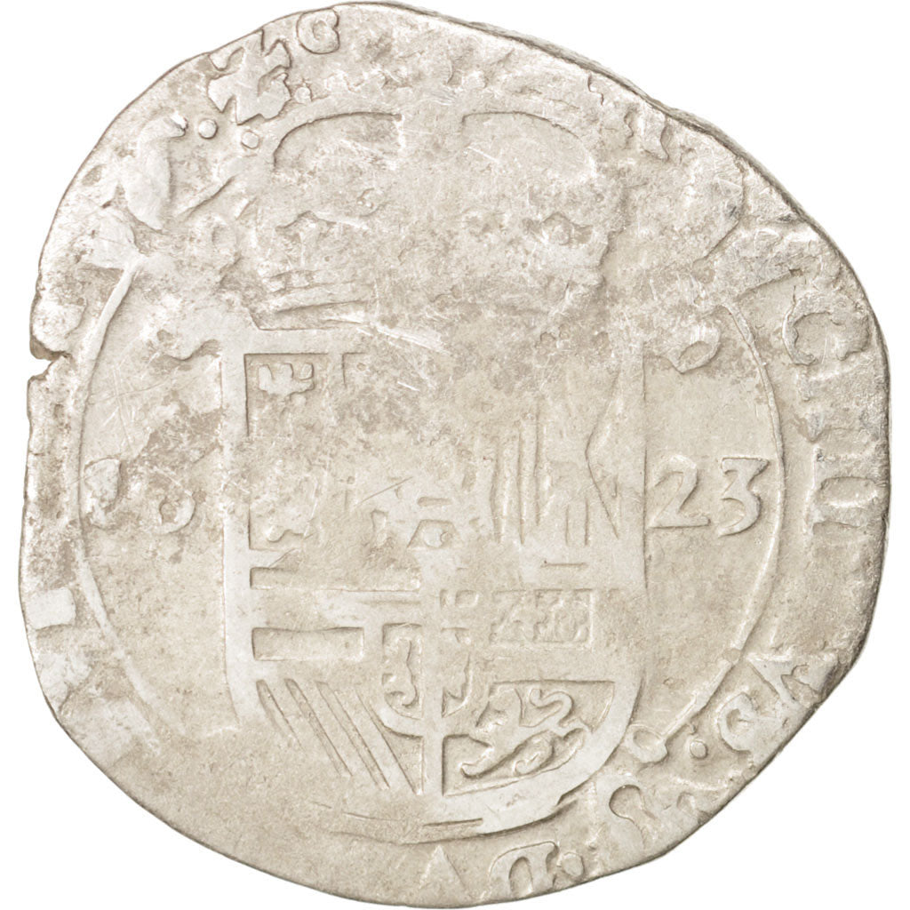Spanish Netherlands, BRABANT, Escalin, 1623, indeterminate mint, F(12-15)