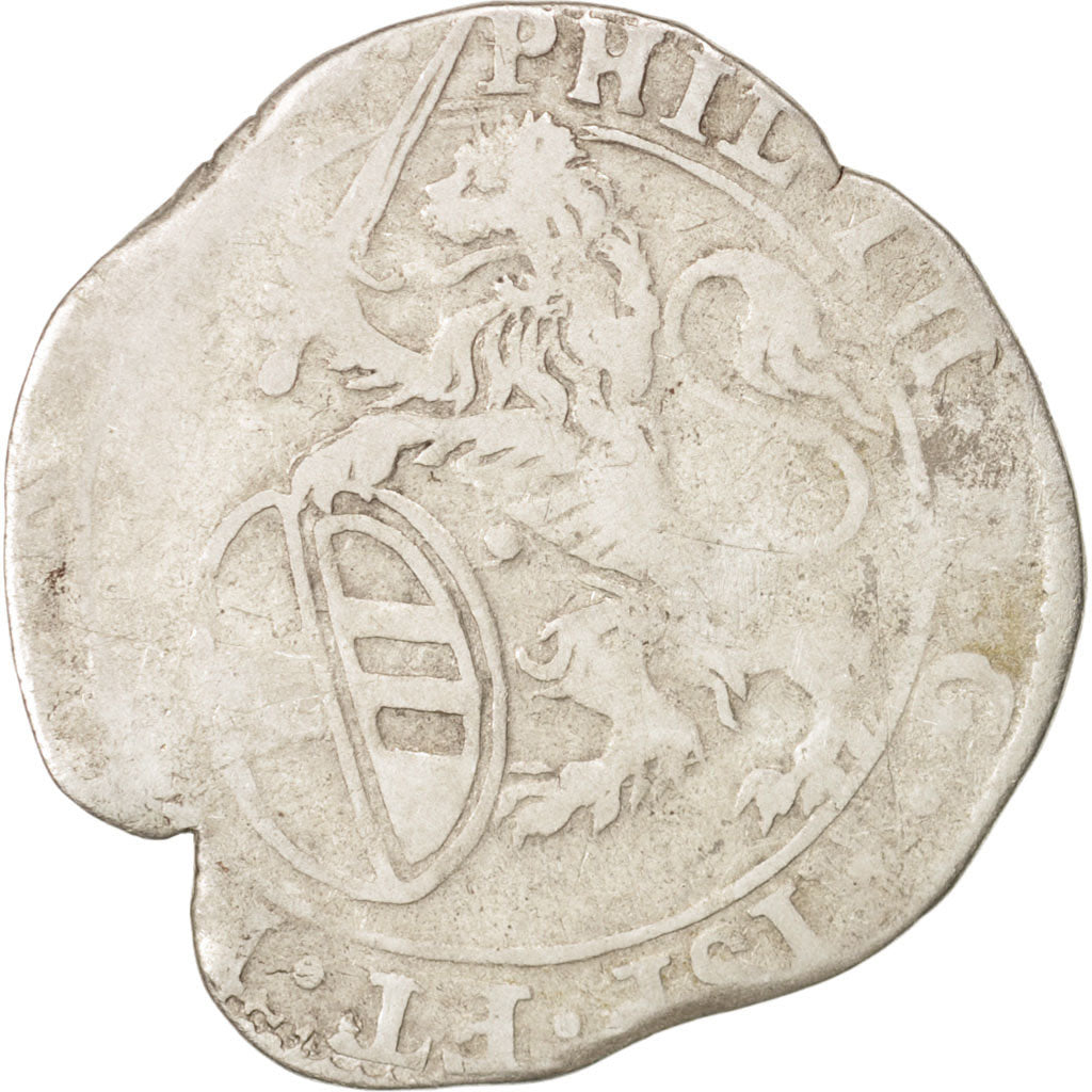 Spanish Netherlands, BRABANT, Escalin, 1623, indeterminate mint, VF(20-25)