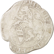 Spanish Netherlands, BRABANT, Escalin, 1623, indeterminate mint, VF(20-25)