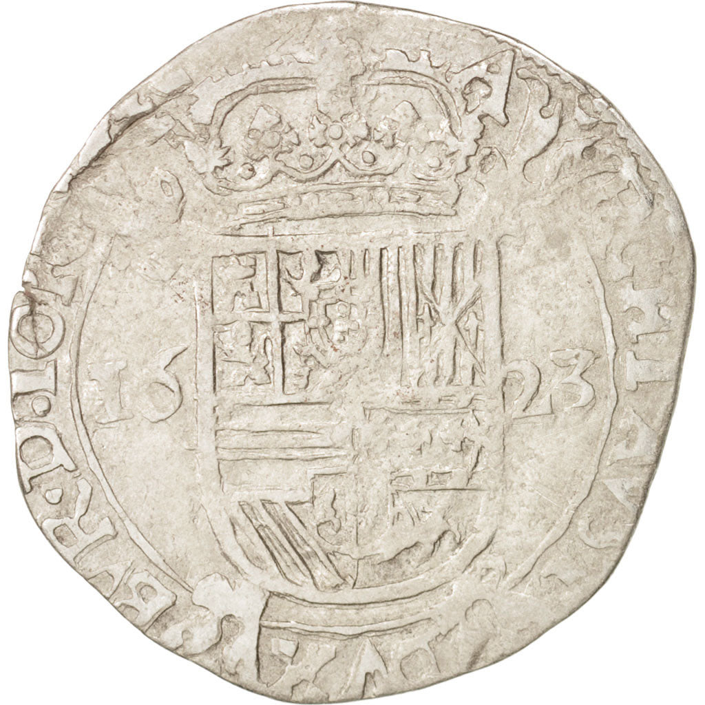 Spanish Netherlands, TOURNAI, Escalin, 1623, VF(30-35), Silver, KM:41