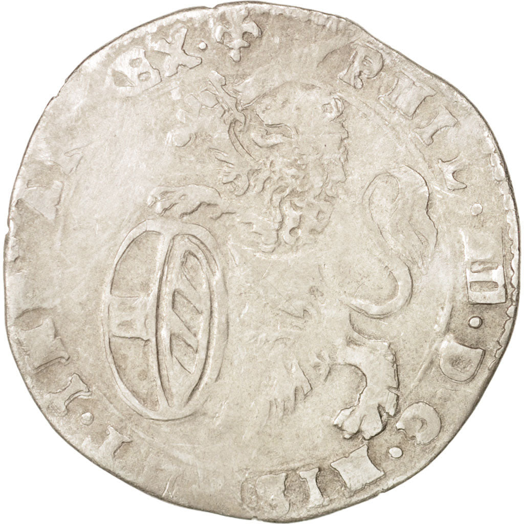 Coin, Spanish Netherlands, Flanders, Escalin, 1622, Bruges, VF(30-35), Silver
