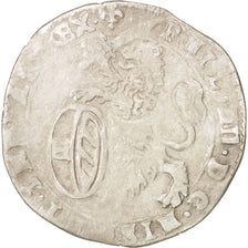 Moneda, Países Bajos españoles, Flanders, Escalin, 1622, Bruges, BC+, Plata