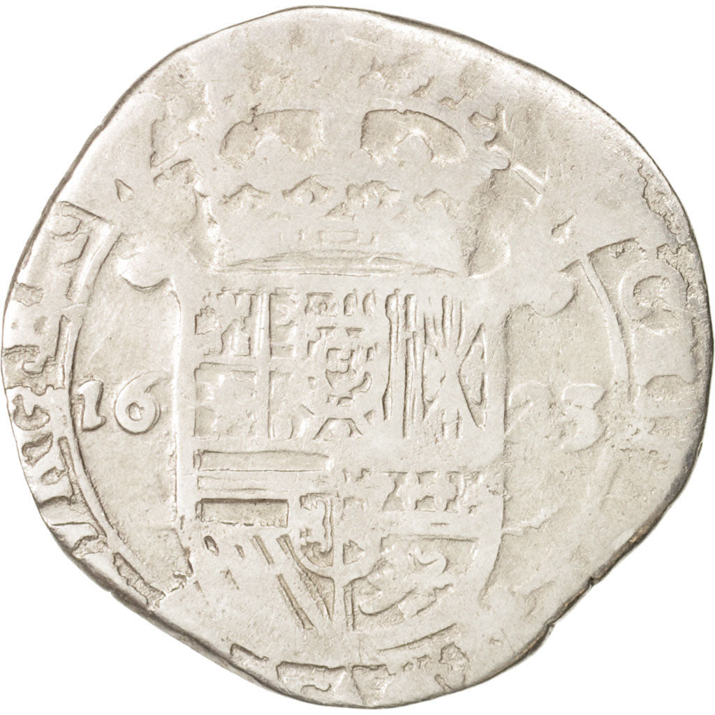 Coin, Spanish Netherlands, BRABANT, Escalin, 1623, Brabant, VF(20-25), Silver