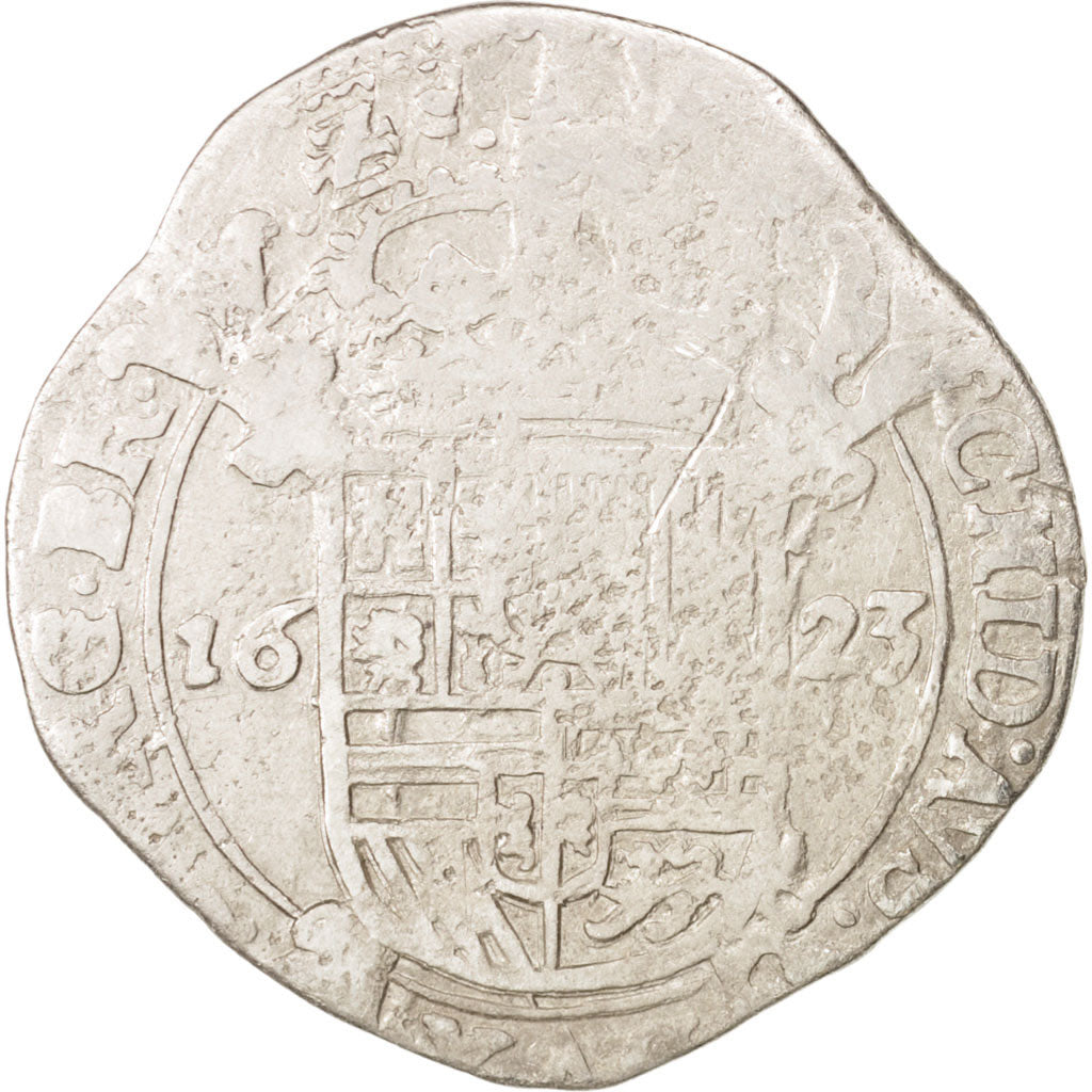 Coin, Spanish Netherlands, BRABANT, Escalin, 1623, Brabant, VF(20-25), Silver