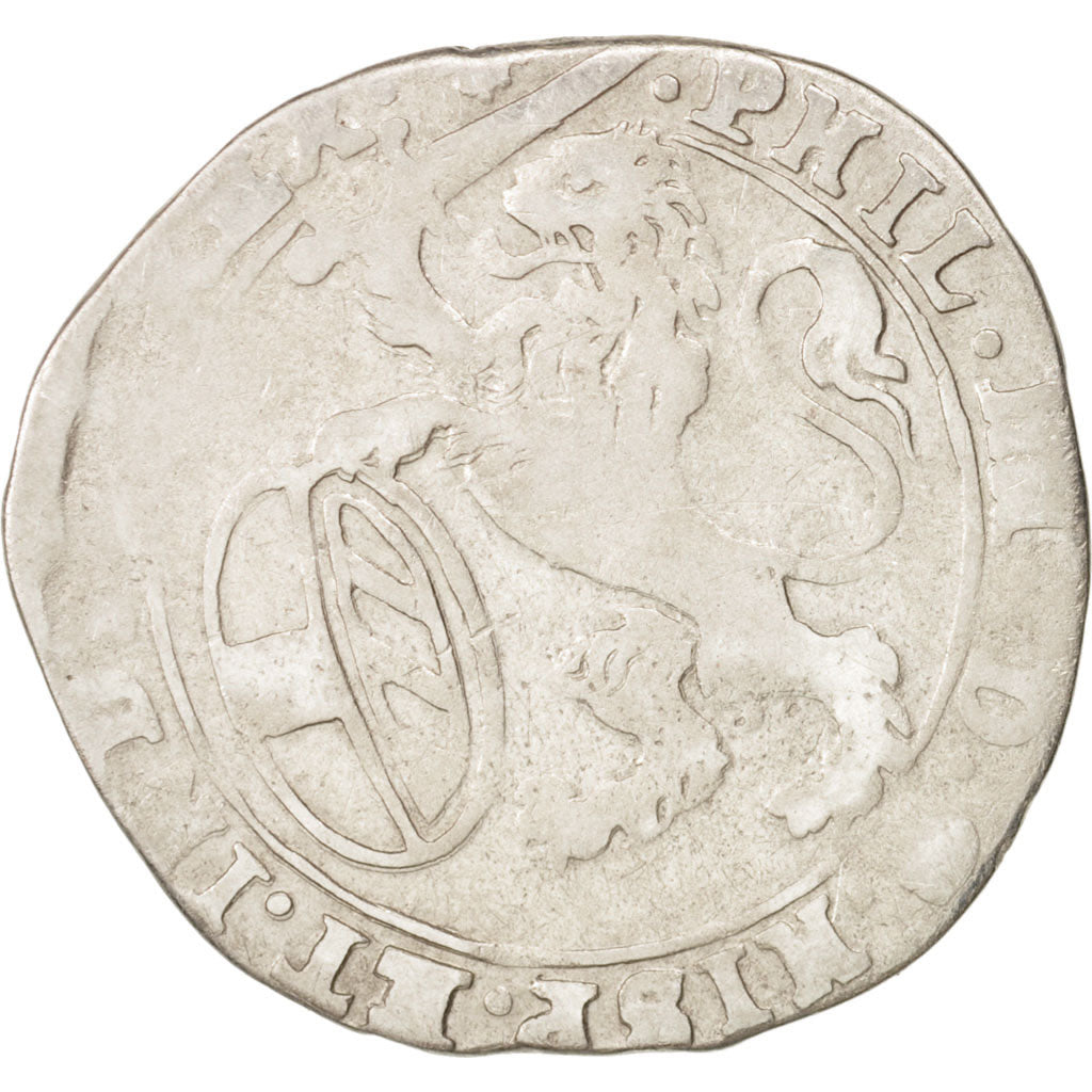 Coin, Spanish Netherlands, BRABANT, Escalin, 1624, Brabant, VF(20-25), Silver